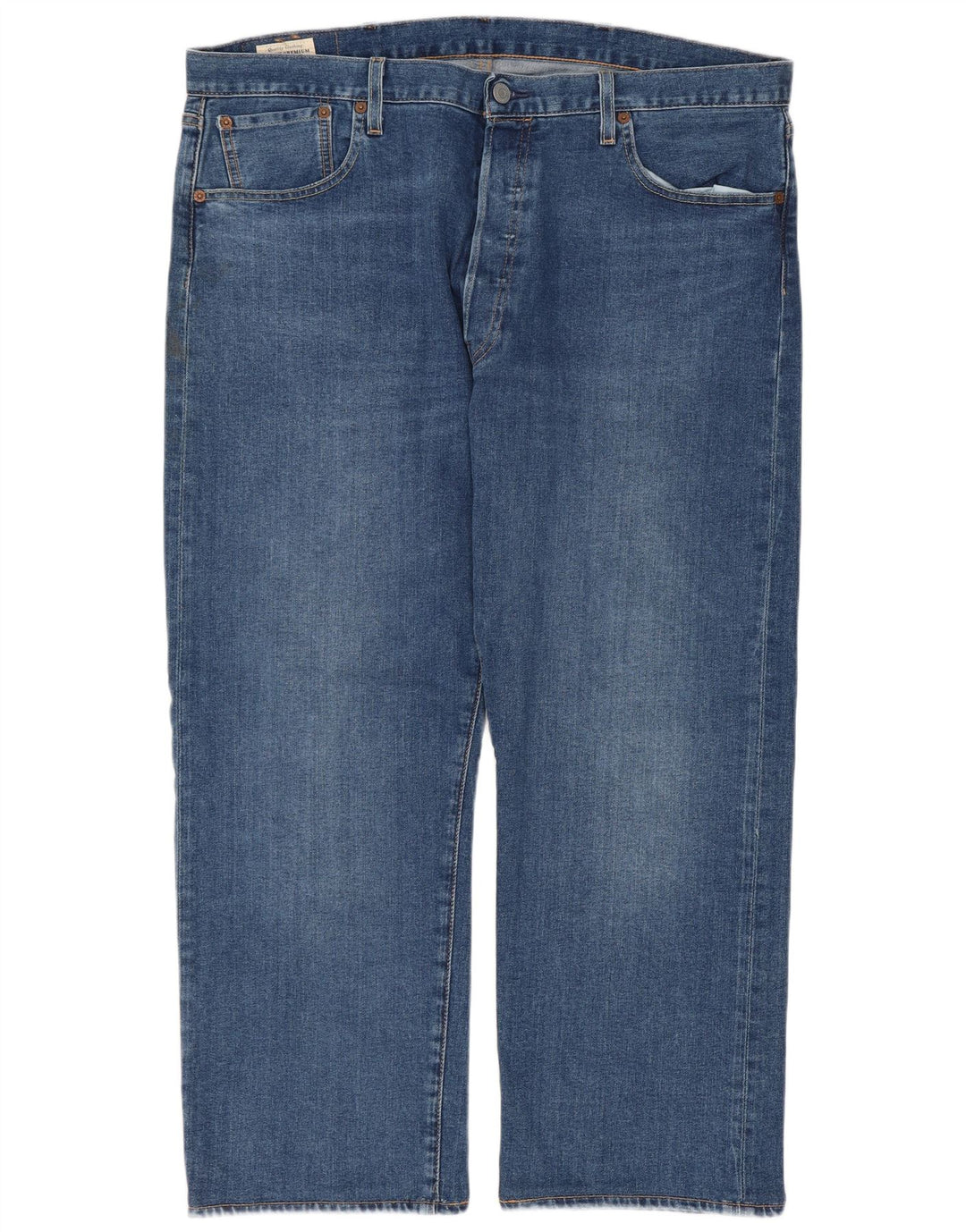Levi's Jean Droit Court 501 Homme Bleu W38 L25 Coton
