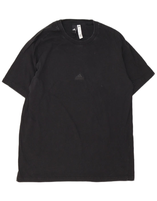 ADIDAS T-Shirt Homme Haut Large Noir Coton