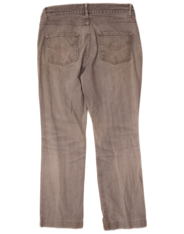 Marks & Spencer Jean droit pour femme UK 12 Medium W30 L26 Gris Coton