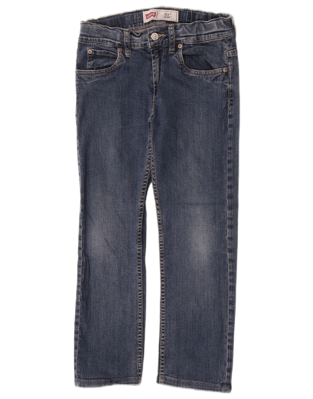 Levi's Garçon 511 Jean Slim 11-12 ans W24 L22 Bleu Coton
