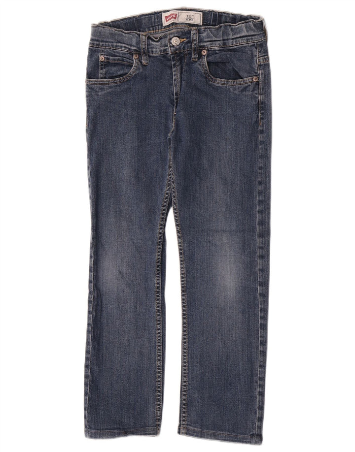 Levi's Garçon 511 Jean Slim 11-12 ans W24 L22 Bleu Coton