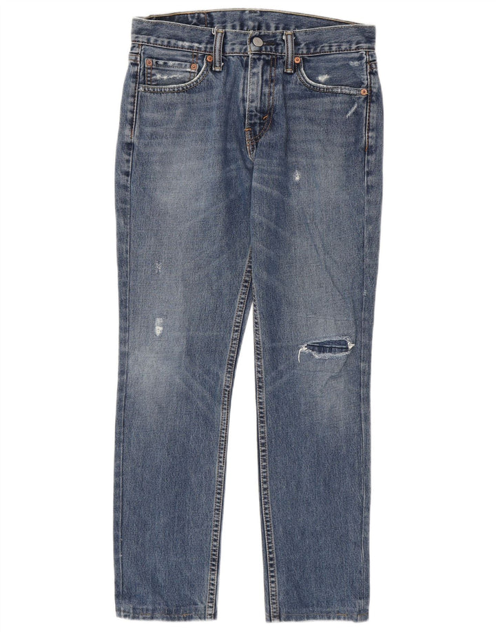 Levi's Jean Slim 511 Distressed Femme W30 L28 Bleu Coton
