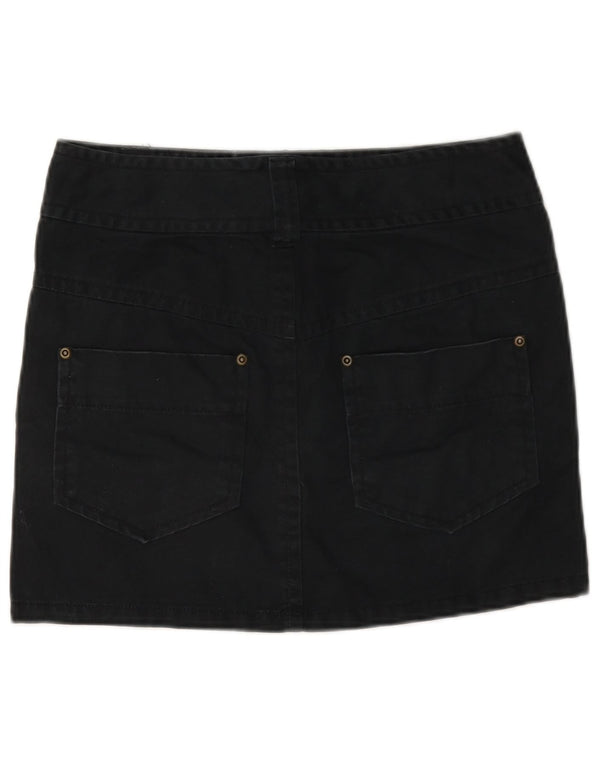 Benetton Femme Mini Jupe Cargo W28 Bleu Marine Moyen