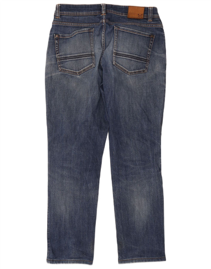 Crew Clothing Jean droit homme W34 L34 bleu