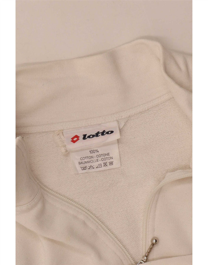 Lotto Veste de Survêtement Homme XL Blanc Géométrique Coton