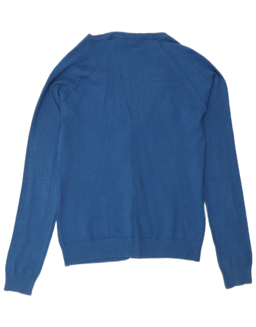Zara Cardigan Femme Pull UK 14 Large Bleu