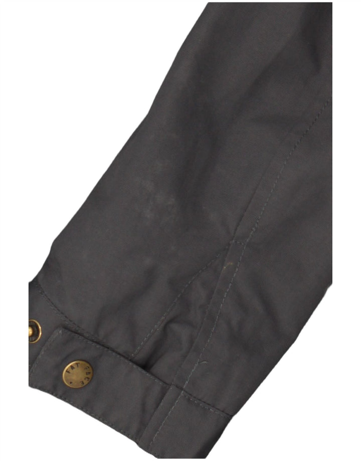 Fat Face Veste coupe-vent à capuche pour femme UK 12 Nylon gris moyen