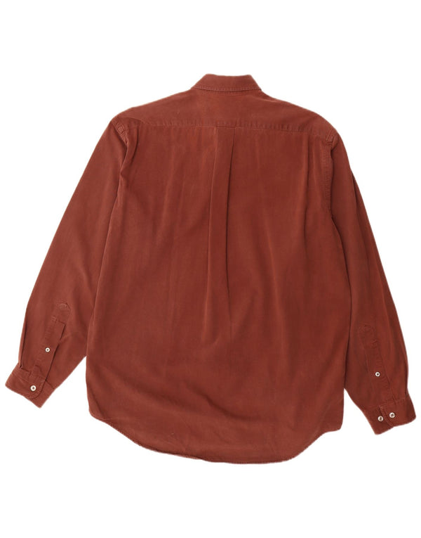 Marlboro Classics Chemise Homme Large Marron Coton