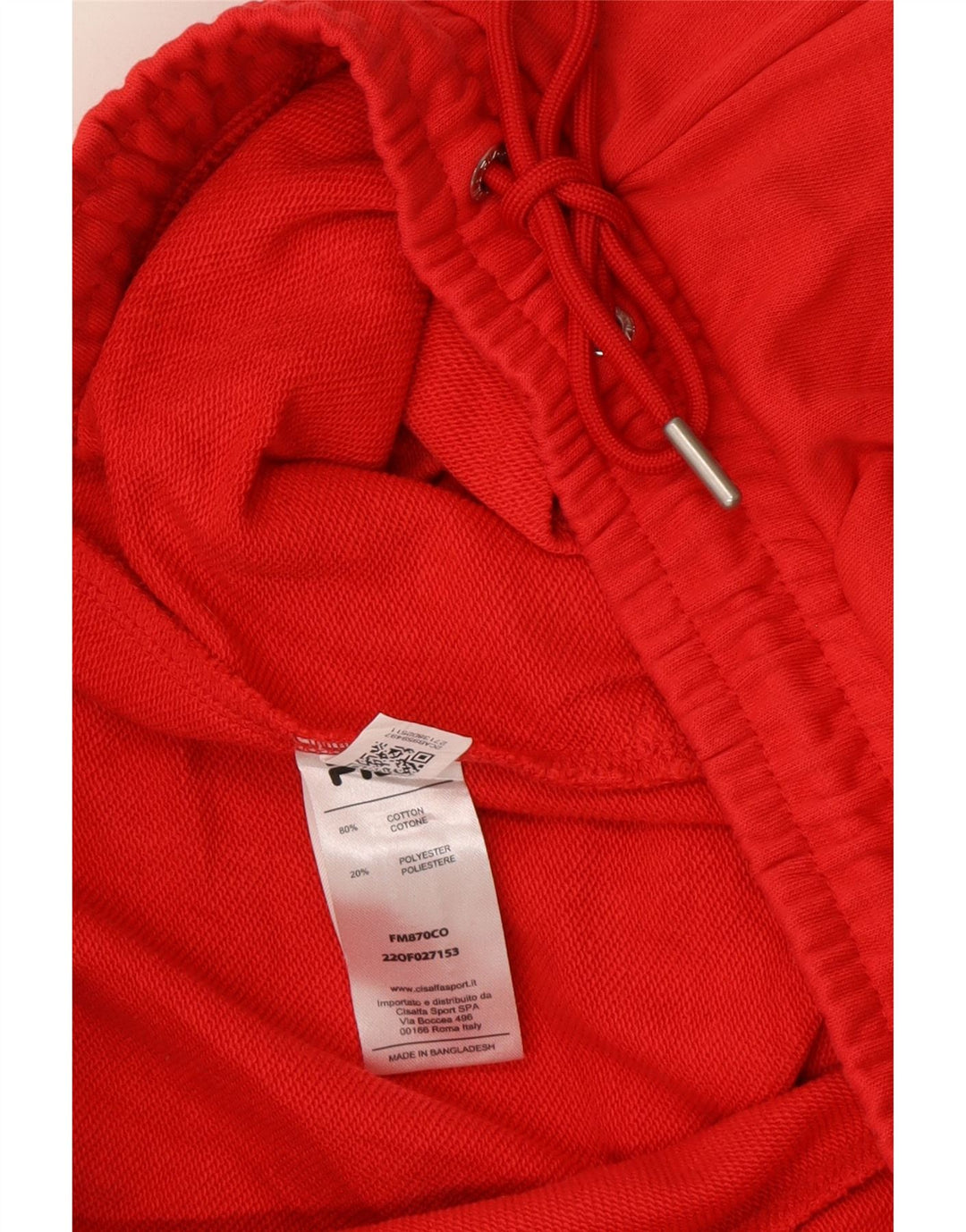 Fila Short Graphic Sport Homme Rouge Moyen Coton