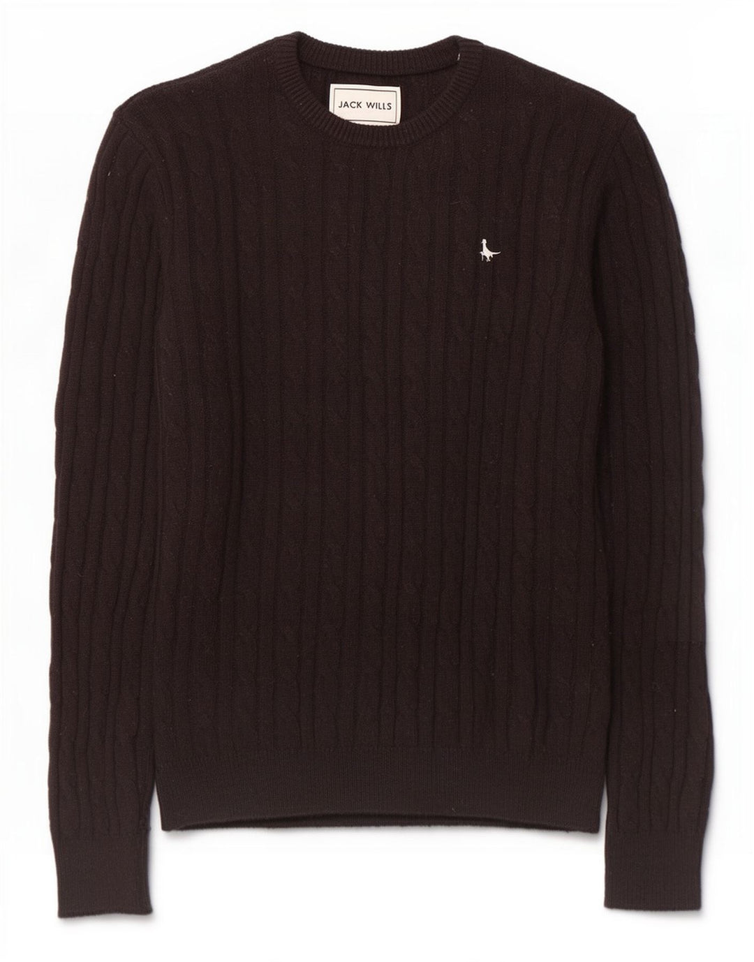 Jack Wills Pull col bateau pour homme en nylon noir moyen