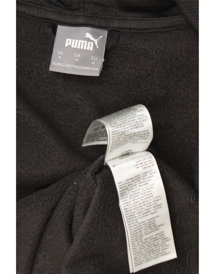 Puma Sweat à Capuche Graphic Zip Homme Noir Moyen Coton