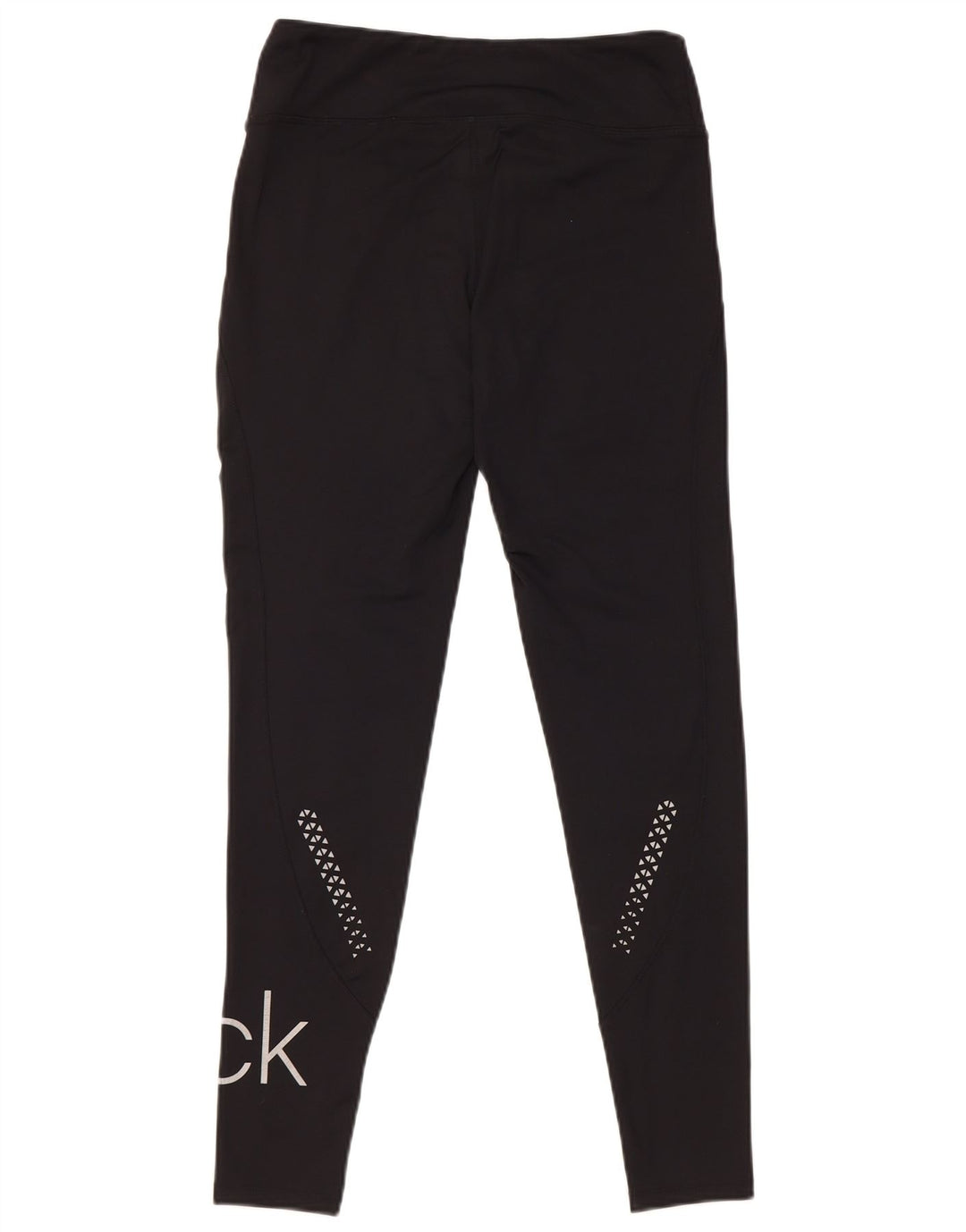 Calvin Klein Leggings de golf graphiques pour femme UK 10 Small Noir Polyester