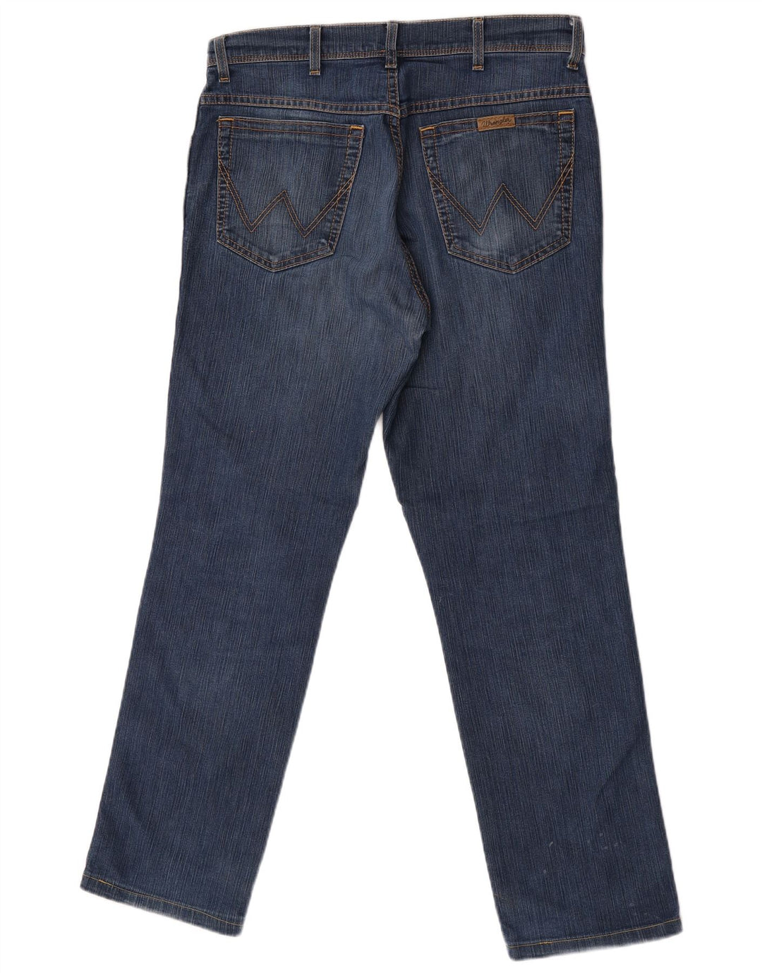 Wrangler Jean droit coupe régulière W33 L29 bleu coton pour homme