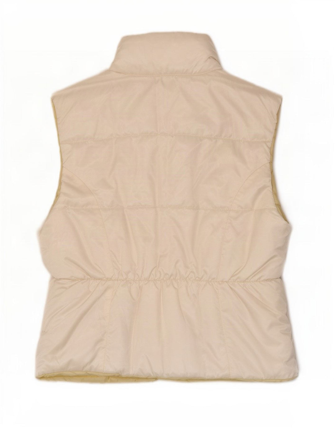 Cacao Gilet rembourré pour femme EU 38 Medium Blanc Polyamide