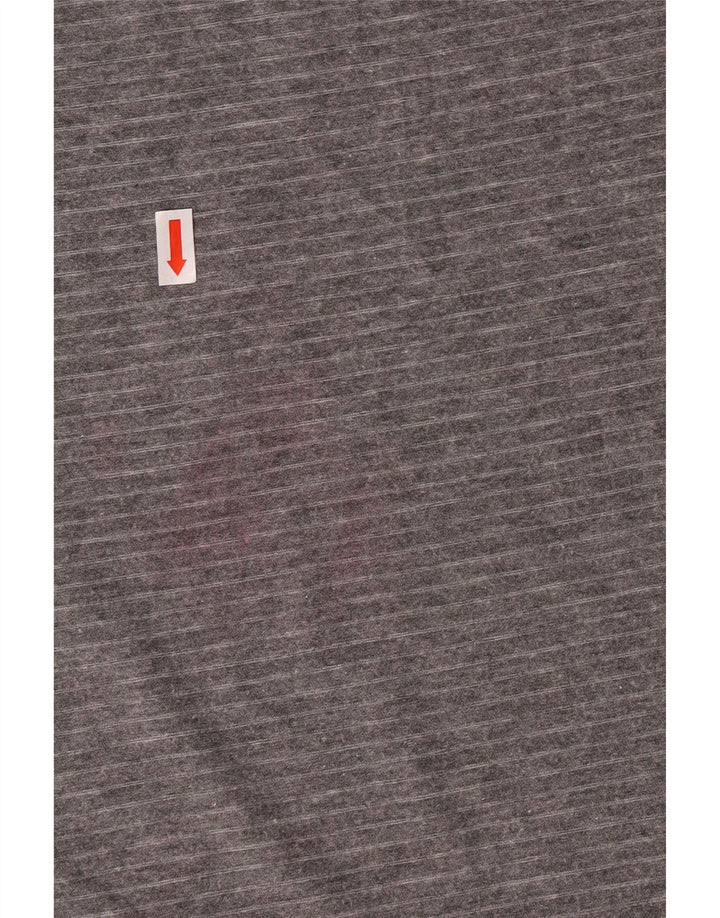 ALL SAINTS T-Shirt Homme 2XL Gris Rayé Coton