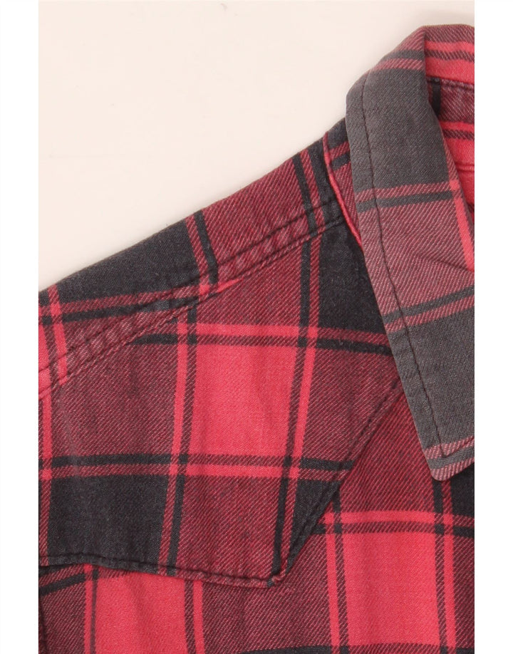 LEVI'S Chemise Flanelle Homme Rouge Moyen Carreaux Coton