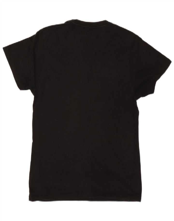 VANS T-shirt graphique pour hommes, coupe personnalisée, petit, en coton noir