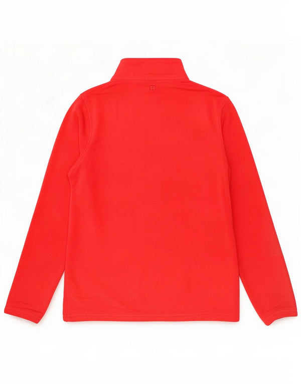 Mountain Warehouse Pull polaire à col zippé pour femme UK 14 Rouge moyen Polyester