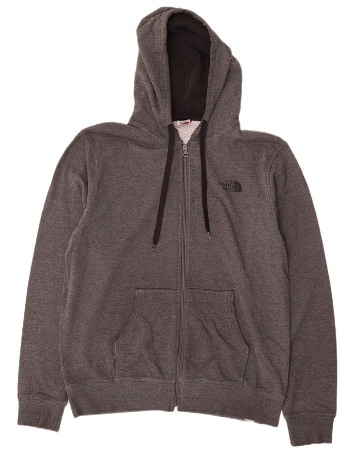 THE NORTH FACE Pull à capuche zippé pour homme Grand coton gris
