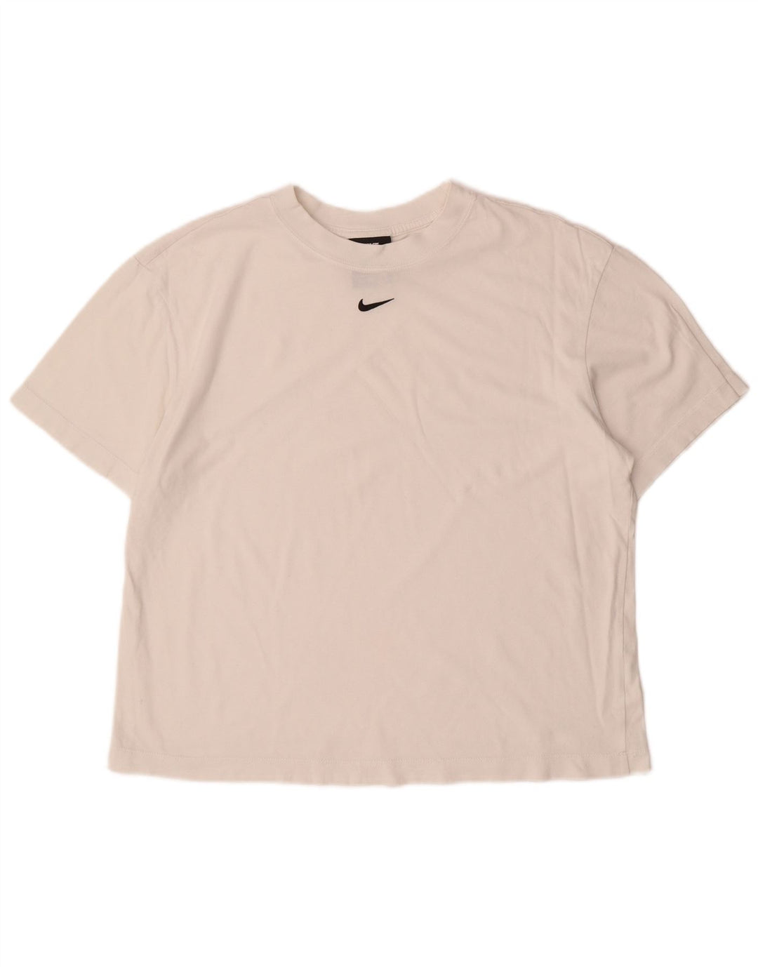 NIKE Womens Oversized T-Shirt Top UK 10 Small White