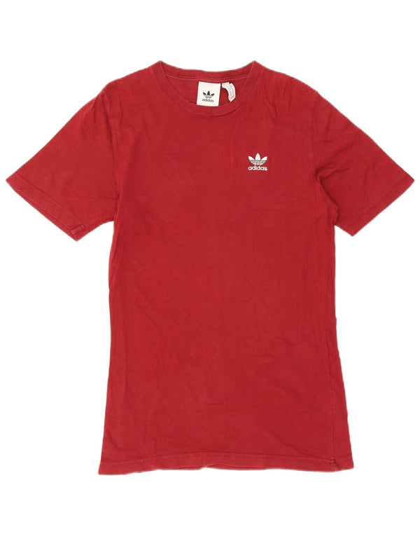Adidas T-Shirt Homme Top XS Rouge Coton