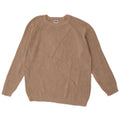 Zara Pull à col rond en coton beige moyen pour homme