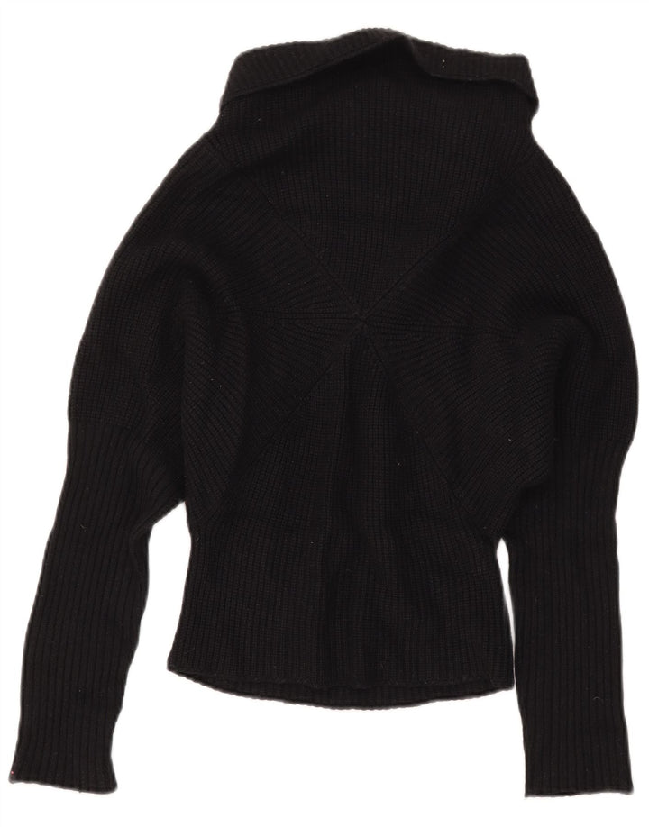 Stefanel Pull col roulé pour femme UK 6 XS Laine noire