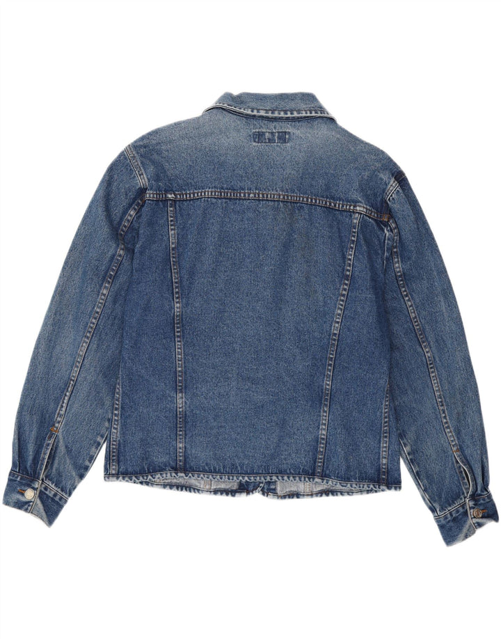 ST. BERNARD Womens Oversized Denim Jacket UK 16 Large Blue Cotton Vintage St. Bernard and Second-Hand St. Bernard from Messina Hembry 