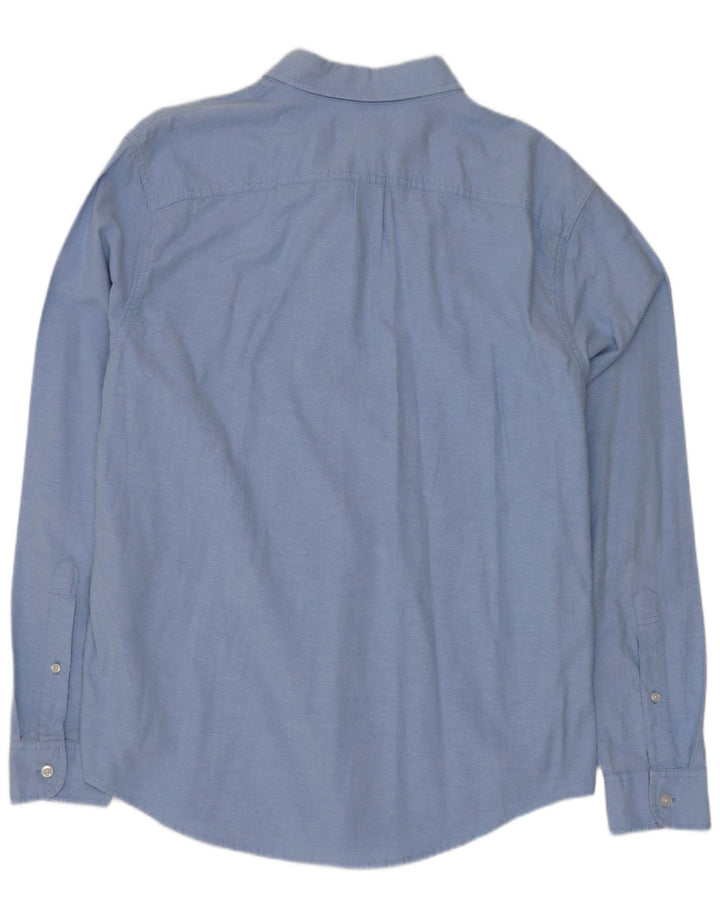 Abercrombie & Fitch Chemise Homme 2XL Bleu Coton