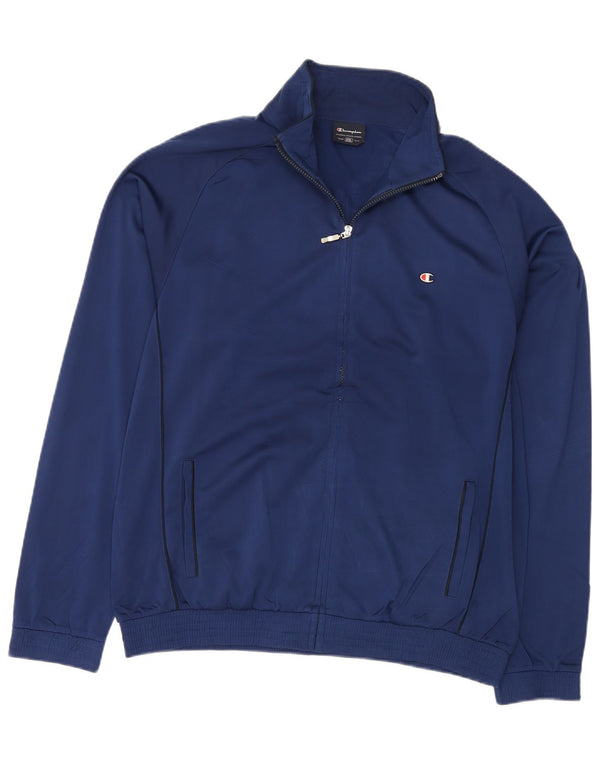 Champion Veste de survêtement pour homme 2XL Bleu marine Polyester