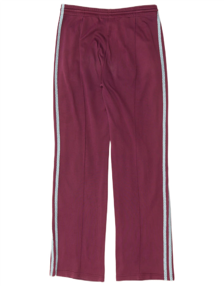 Adidas Pantalon de survêtement pour femme UK 14 Polyester bordeaux moyen