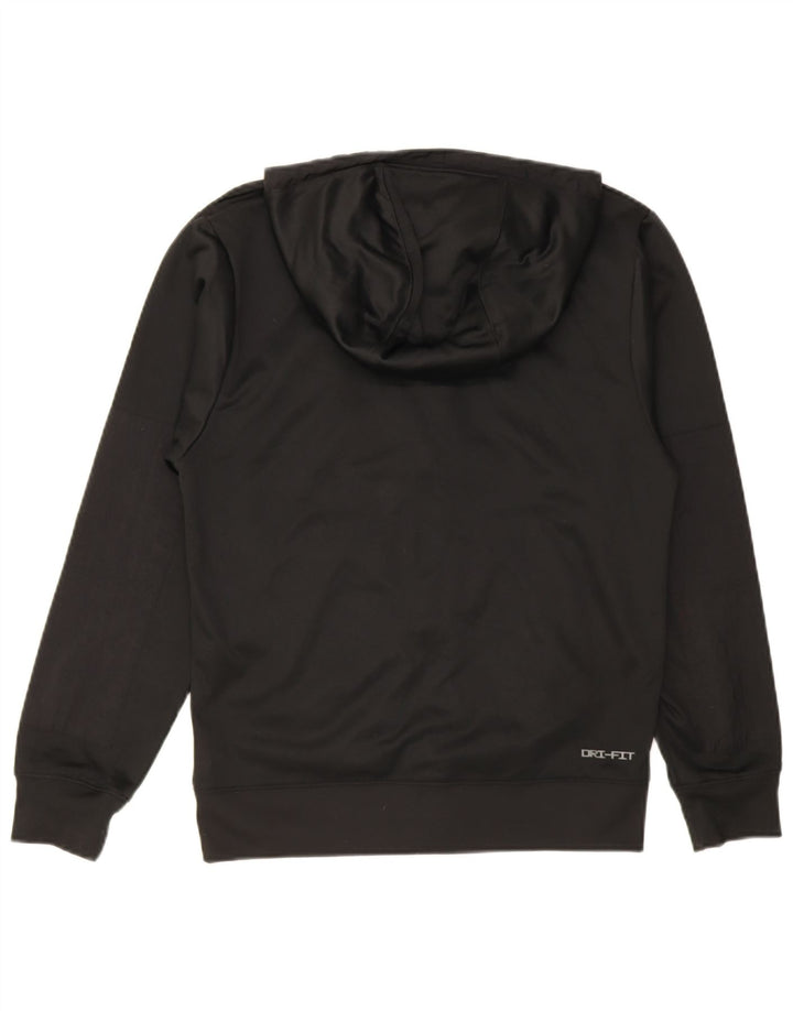 Nike Pull à capuche zippé pour homme XS Noir Polyester