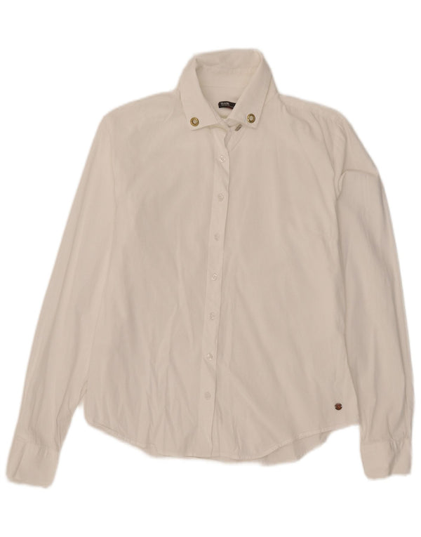 Slam Womens Shirt UK 12 Medium White