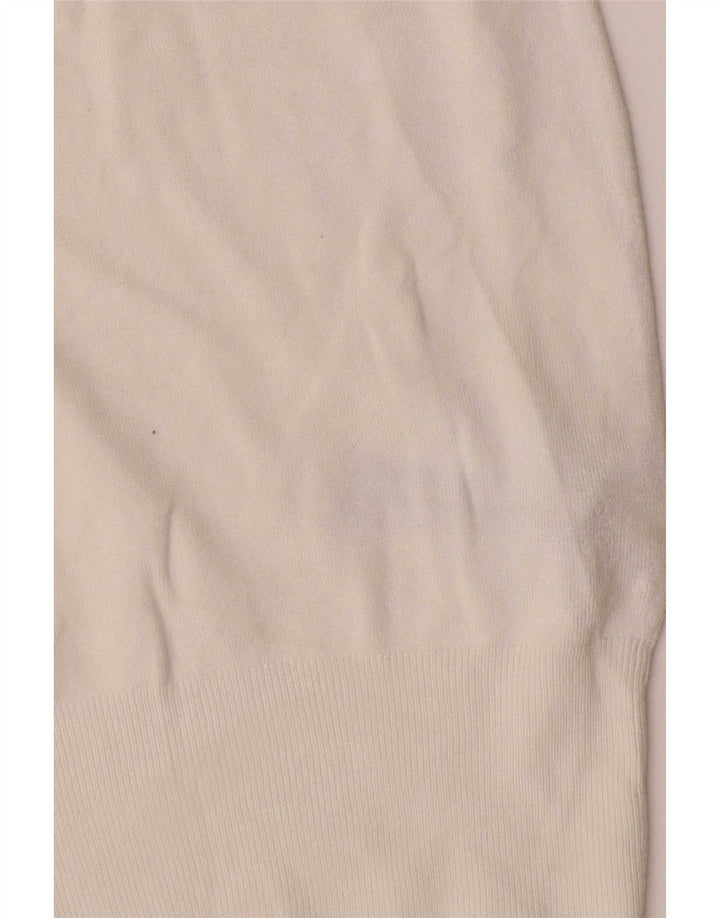 Zara Femme Débardeur UK 12 Medium Blanc Viscose