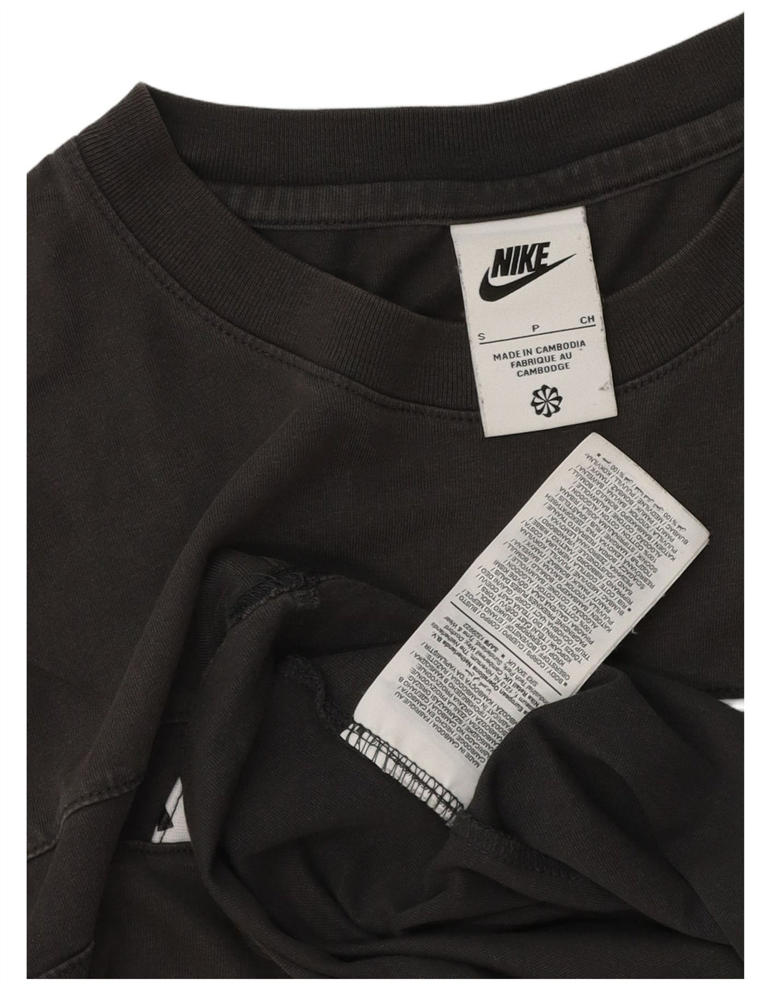 Nike T-shirt graphique pour hommes, petit, gris, coton