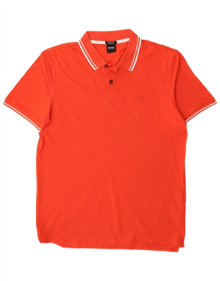 Hugo Boss Polo Regular Fit Coton Rouge Moyen Homme