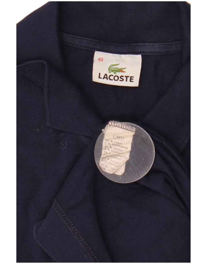Lacoste Robe Polo Femme Taille 40 Coton Bleu Marine Moyen