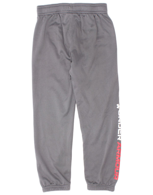 Under Armour Boys Graphic Tracksuit Trousers Joggers 5-6 Years Grey