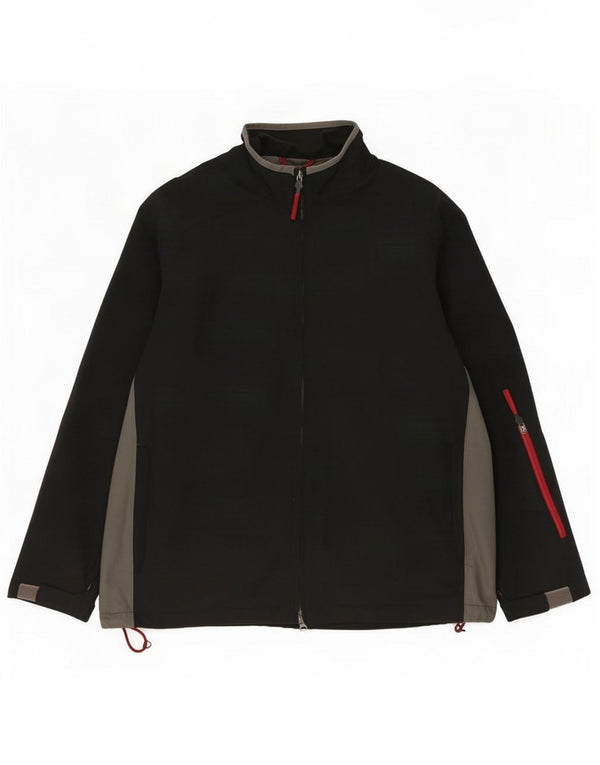 Gap Veste de Survêtement Homme XL Noir Colorblock Nylon