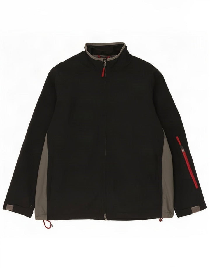 Gap Veste de Survêtement Homme XL Noir Colorblock Nylon