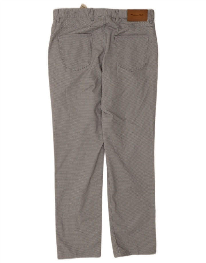 Massimo Dutti Pantalon Chino Homme EU 40 Medium W31 L30 Gris Taché