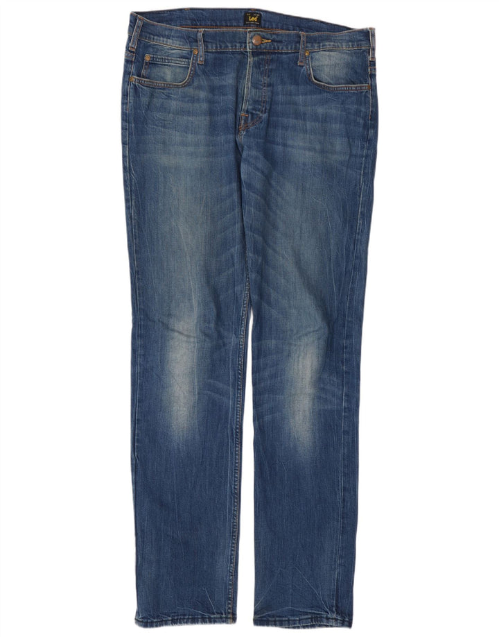 Lee Jean Powell Slim W36 L36 Homme Bleu Coton
