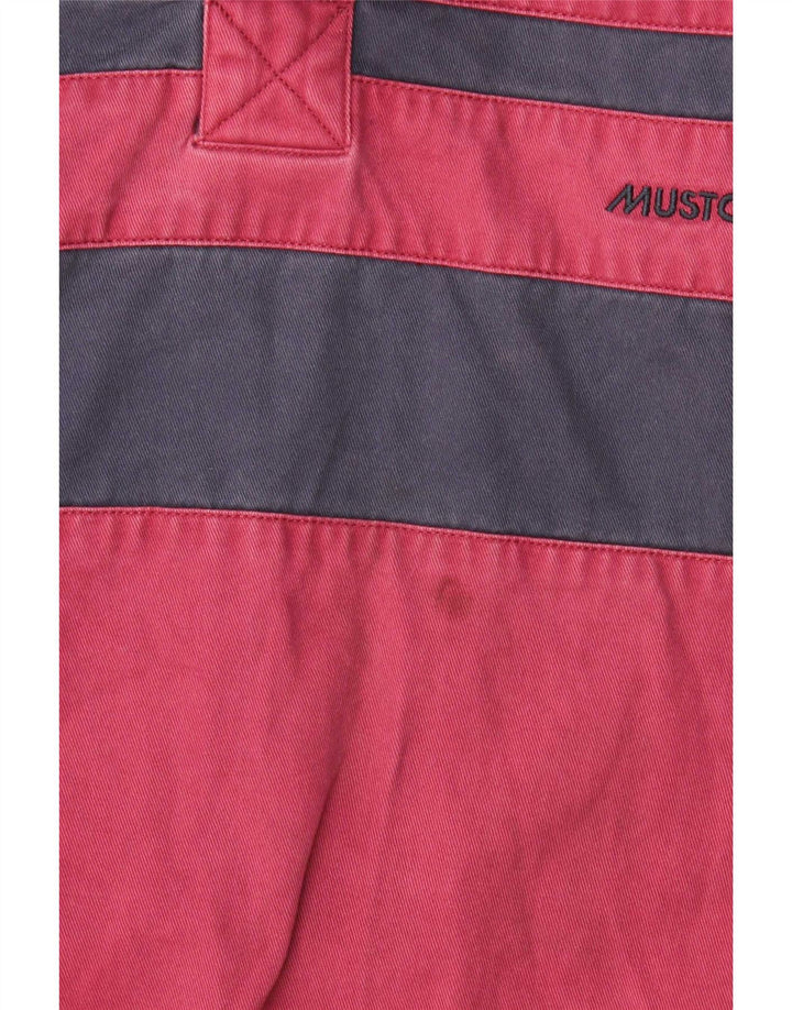 Musto Chemise pull homme grand coton rayé rouge