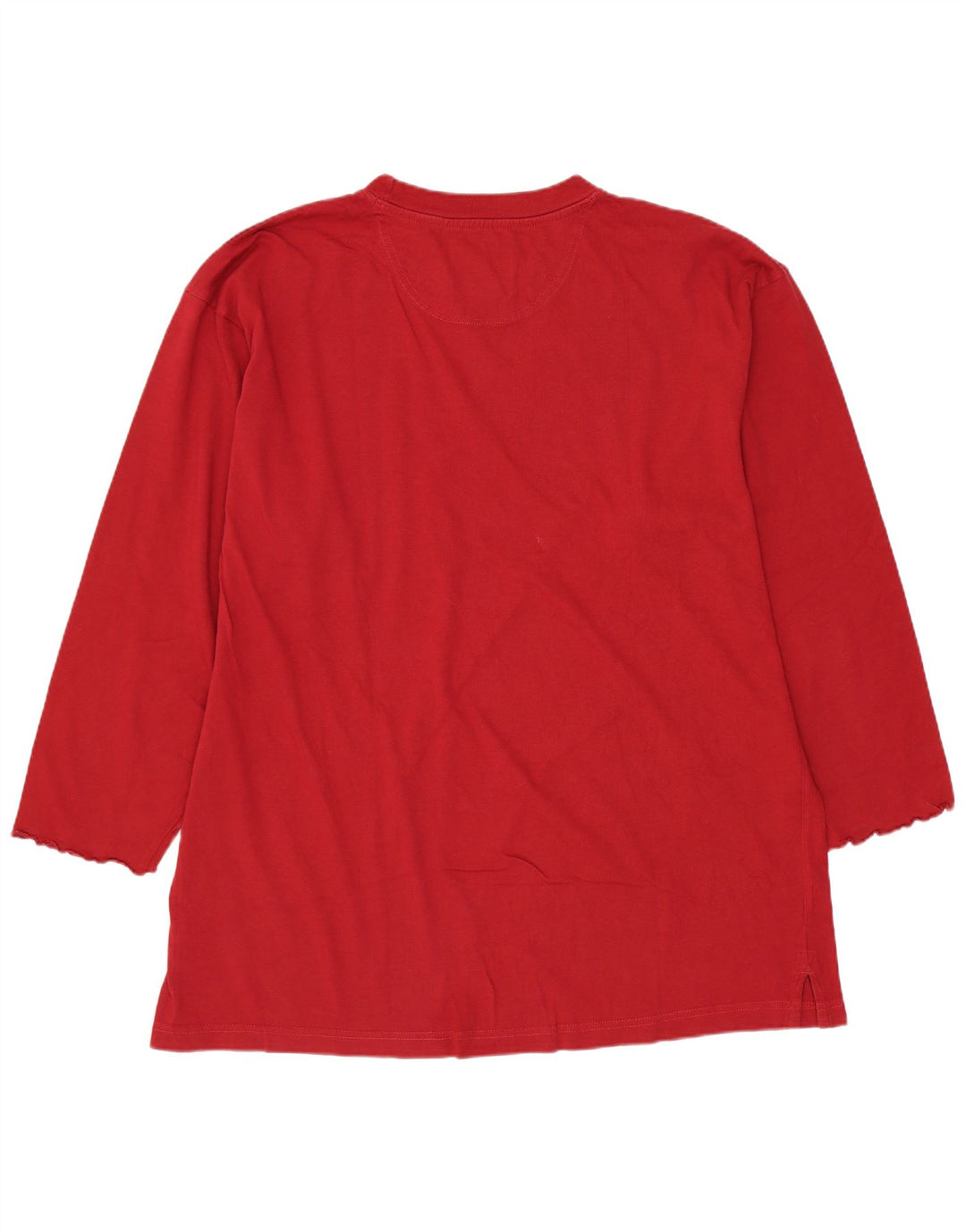 Woolrich Haut Homme Manches 3/4 Large Rouge Coton