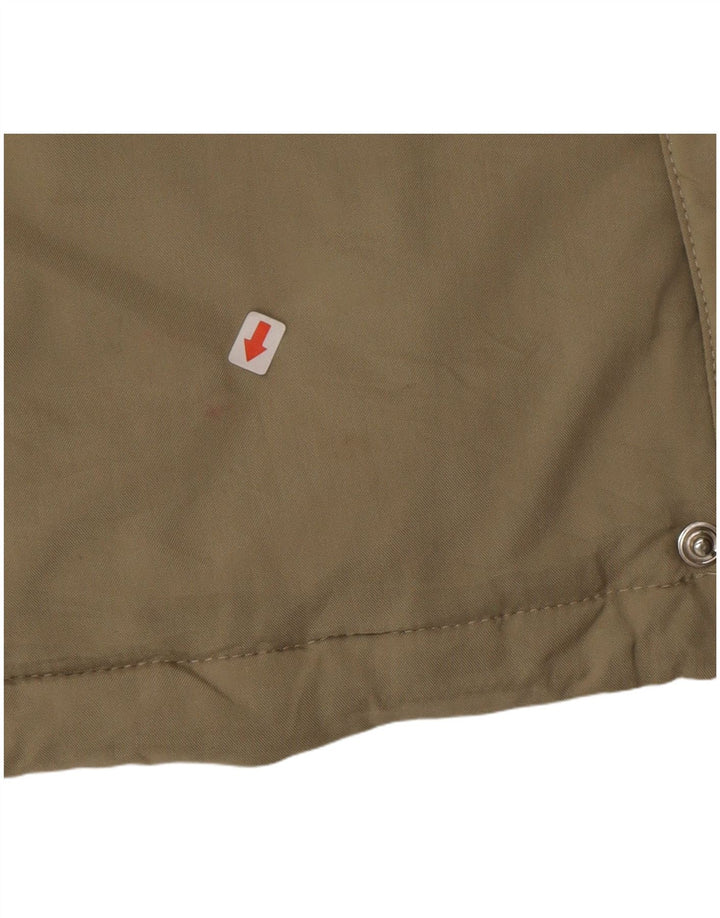 Loro Piana Veste coupe-vent à capuche pour homme UK 40 Large Beige Polyamide