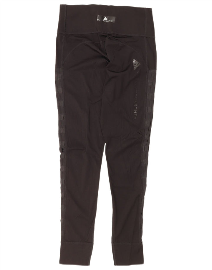 ADIDAS Femmes Stella McCartney Graphic Leggings UK 8 Petit Noir Rayé