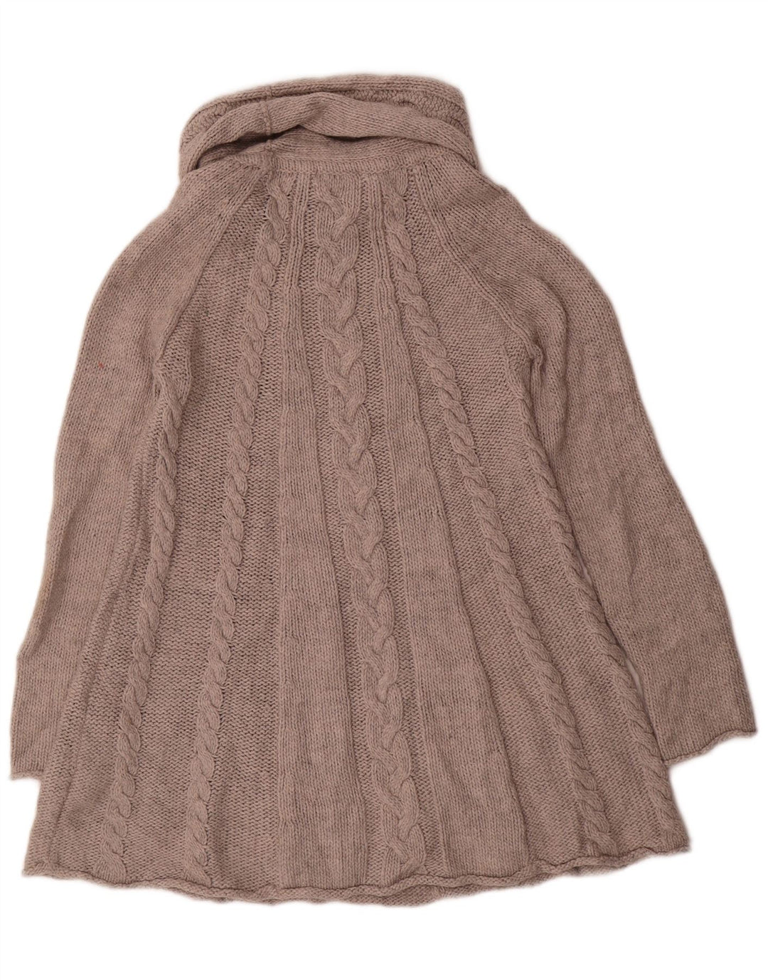 Marks & Spencer Pull col roulé pour femme UK 10 Petit Gris Acrylique