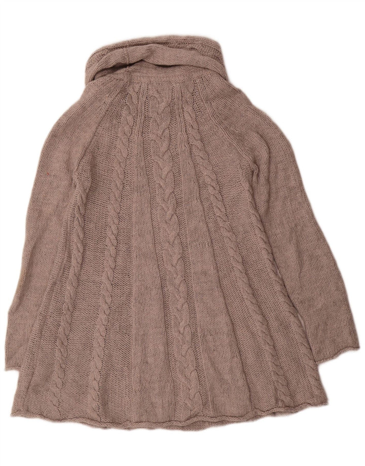 Marks & Spencer Pull col roulé pour femme UK 10 Petit Gris Acrylique