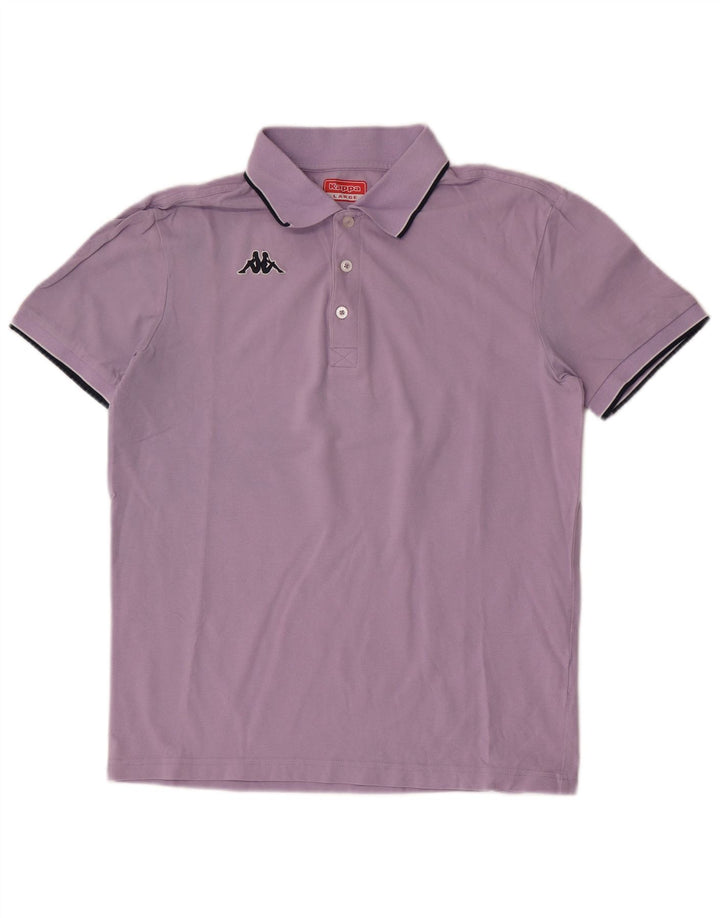 Kappa Polo Homme Grand Violet Coton
