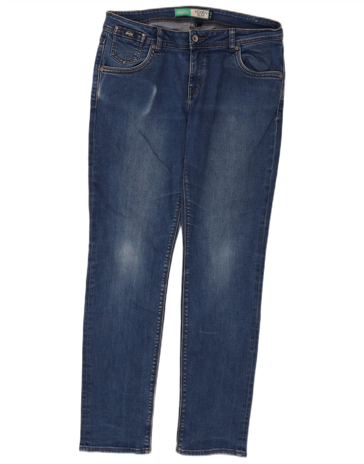 Superdry Jean Slim Imogen Femme W32 L32 Bleu Coton